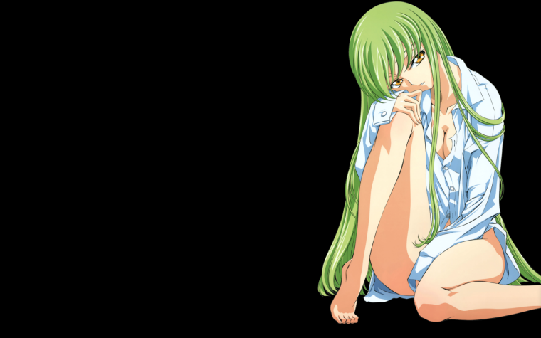 Код Гиас девушка с зелеными волосами