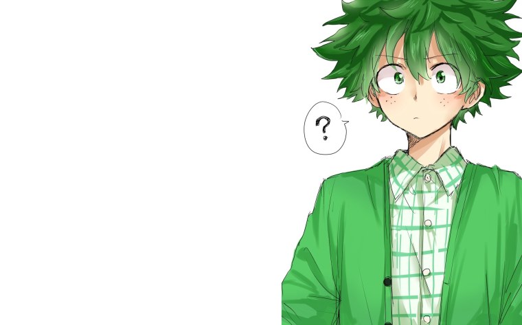 Аниме моя геройская Академия Мидория