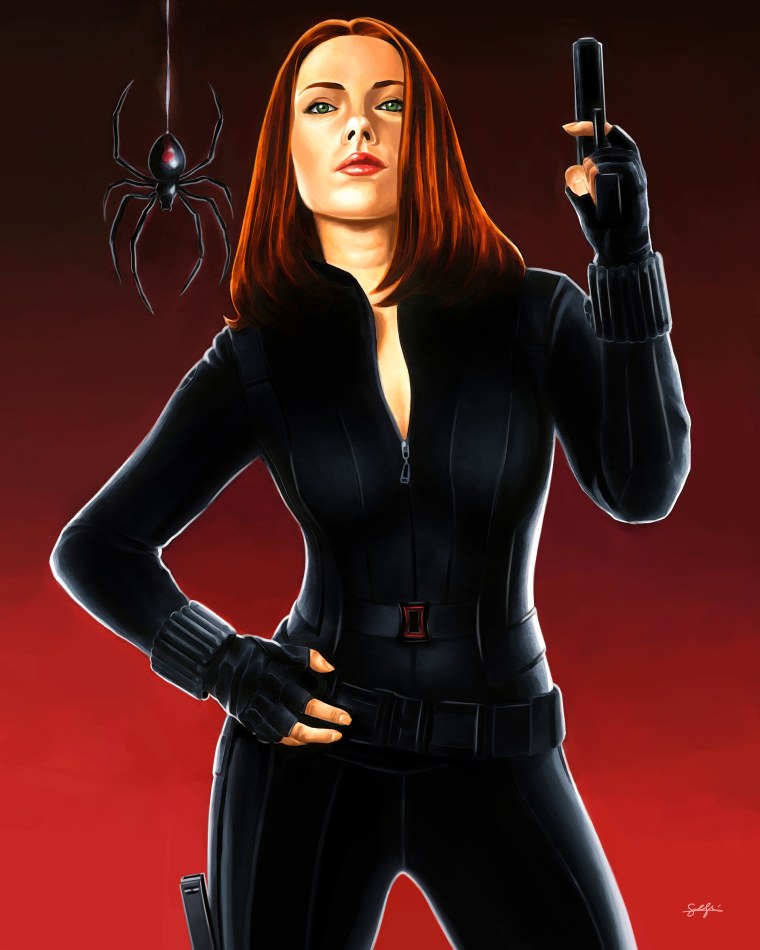 Капитан Марвел Наташа Романова