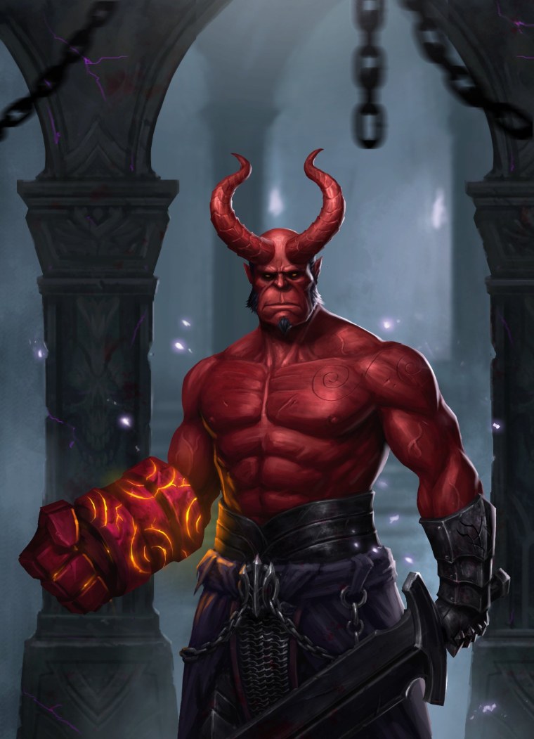 Хеллбой Рон Перлман арт