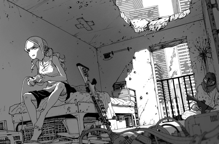 Перспектива арты аниме