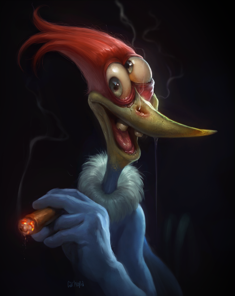 Вуди Вудпекер арт