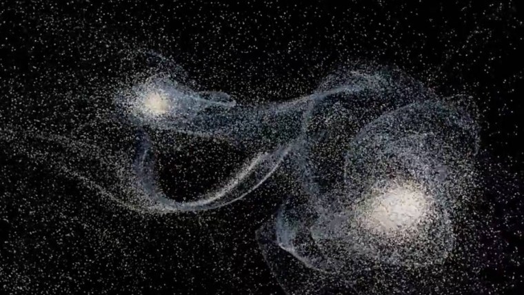 Столкновение Галактики Андромеда и Млечный