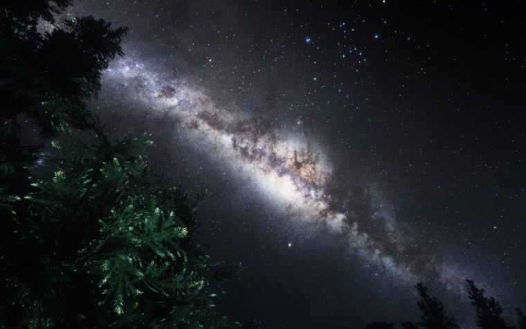 Млечный путь гиф с космоса