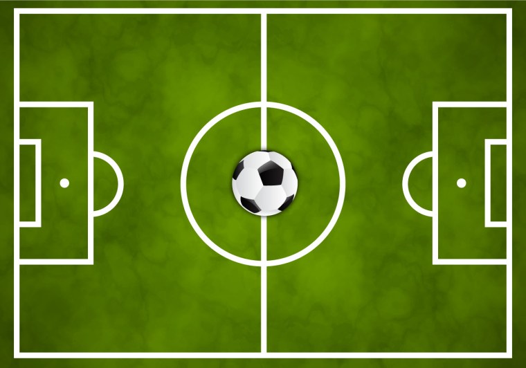 Floating Soccer field Clipart