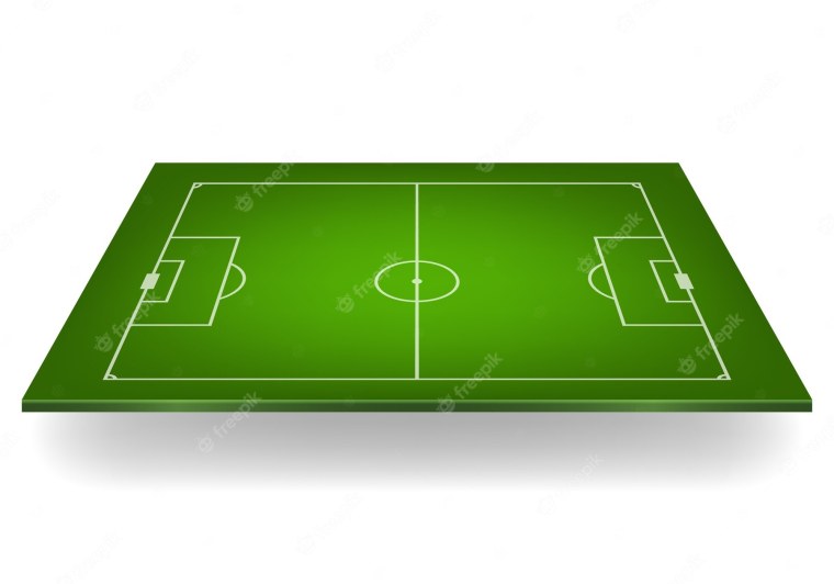 Футбольное поле значок