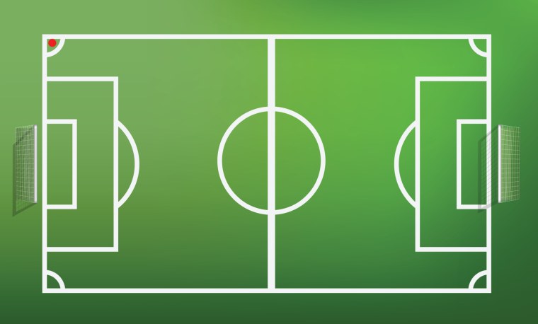 Угловой в футболе значок