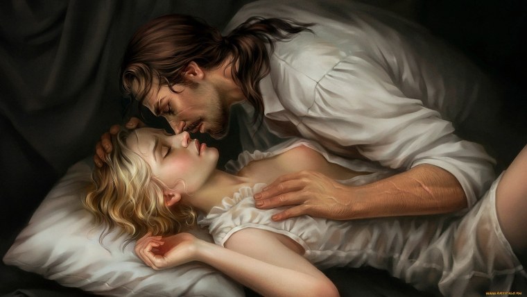 Девушка цветок арт