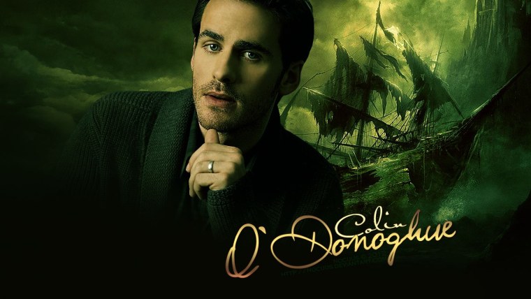 Капитан крюк однажды в сказке обои