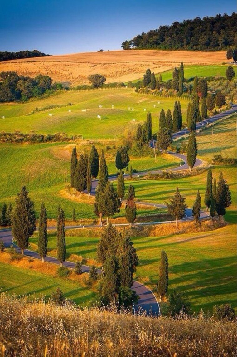 Природа Тосканы Италия