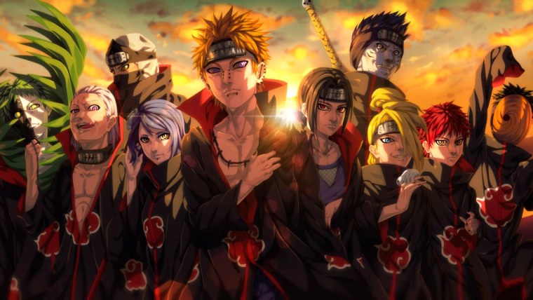 Наруто Акацуки 4к