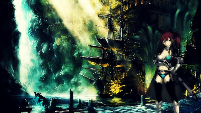 Красивые аниме арты на рабочий стол