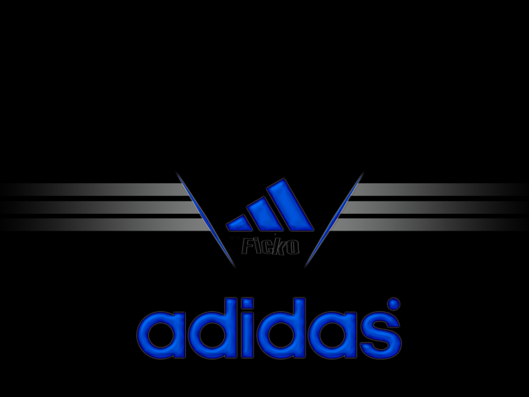 Значок адидас белый