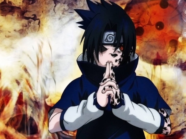 Саске с Сусано и риненган