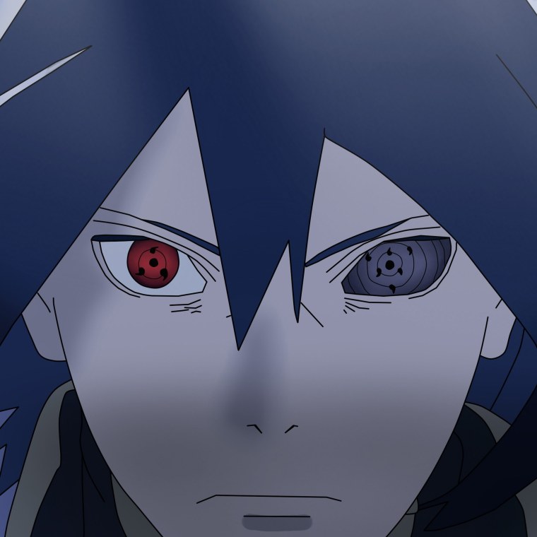 Глаза Саске в Боруто