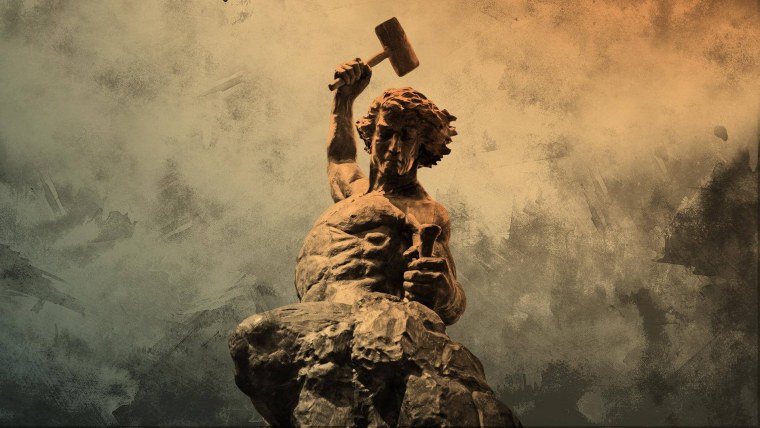 Скульптура self made man