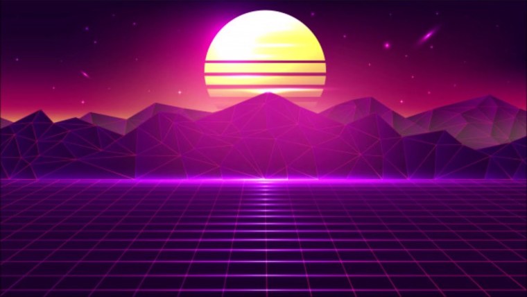 Ретро 80s 90s vaporwave Disco