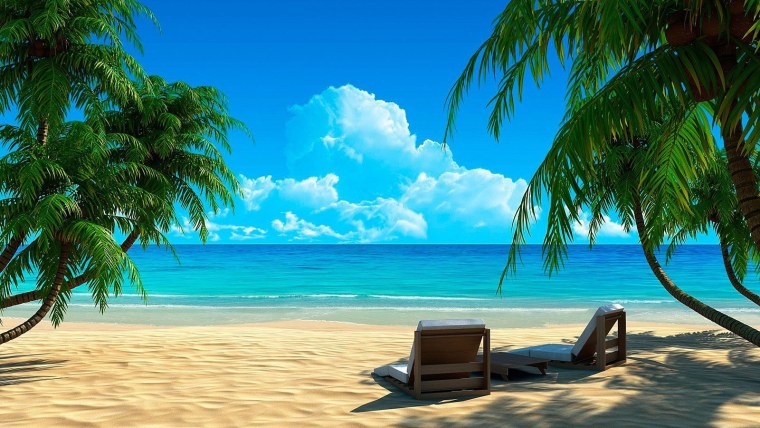 Райский пляж