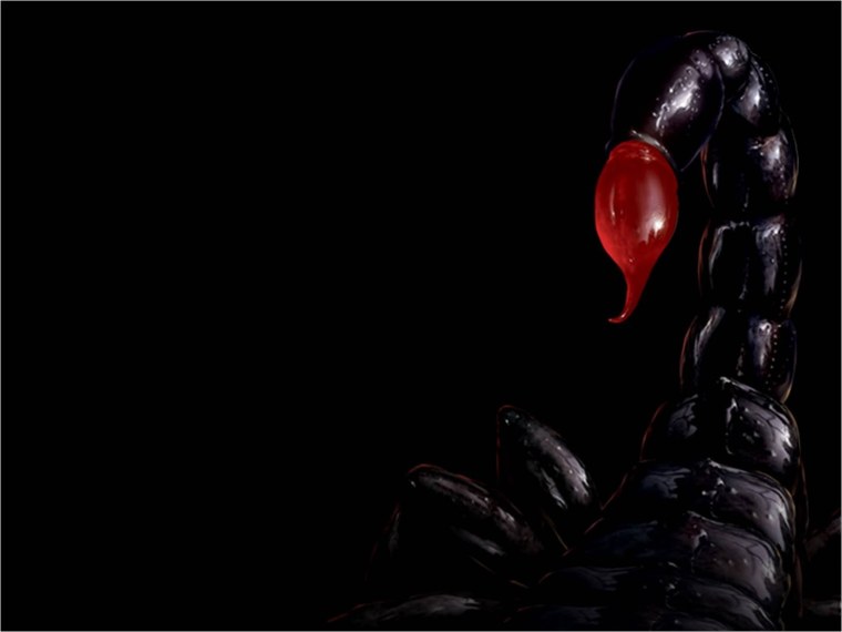 Красно черный Скорпион