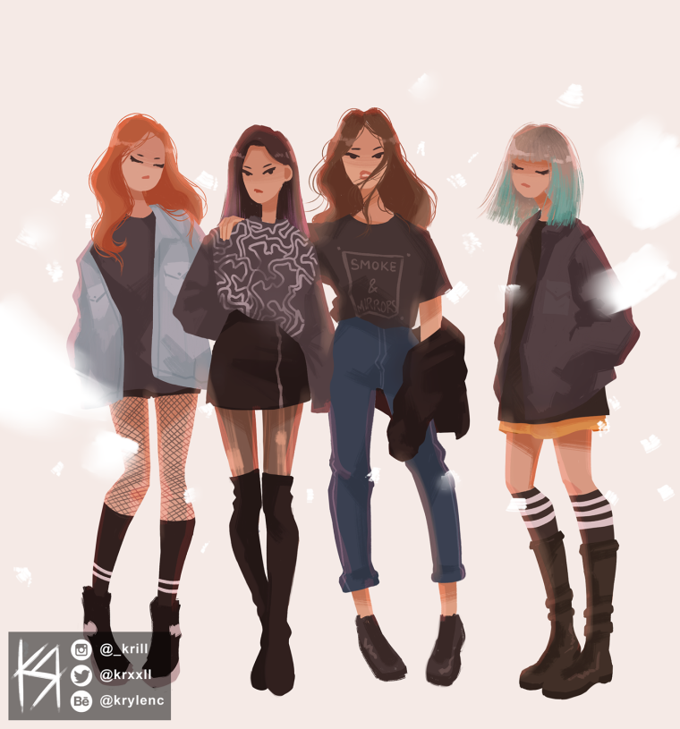 Блэк Пинк арт 18