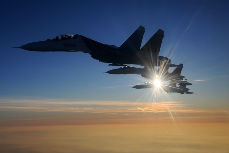 Взлет истребителя Су 57