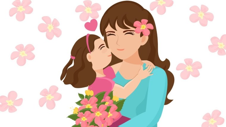 Мама и ребенок иллюстрация