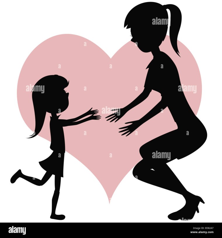 Арты модные мама и дочь