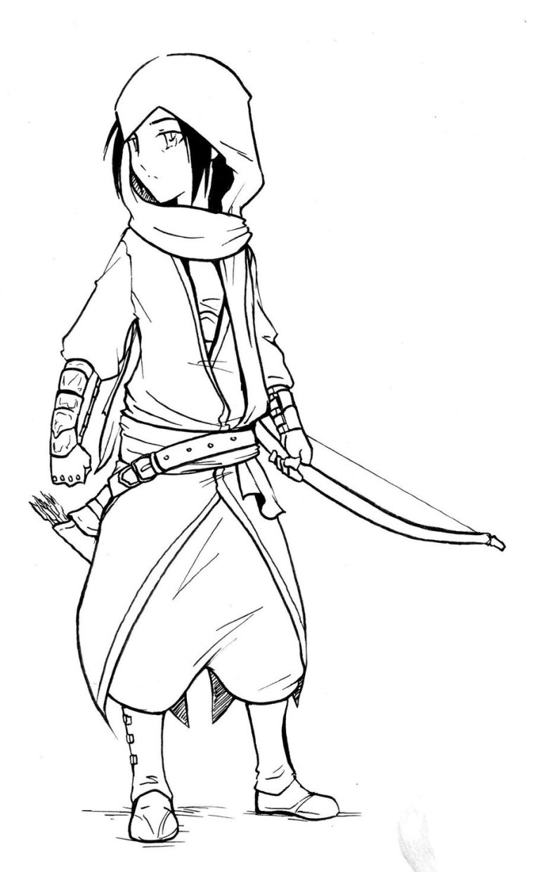 Ассасин Крид рисунок карандашом