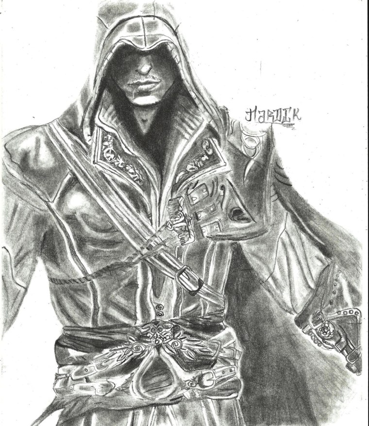 Тату ассасин Эцио Аудиторе