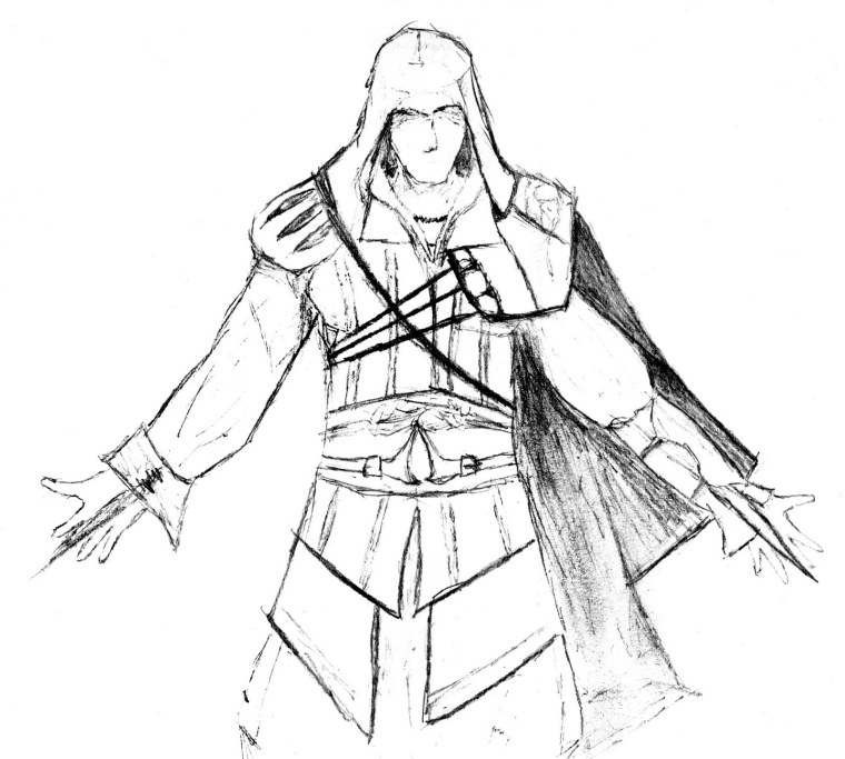 Ассасин Крид Наброски