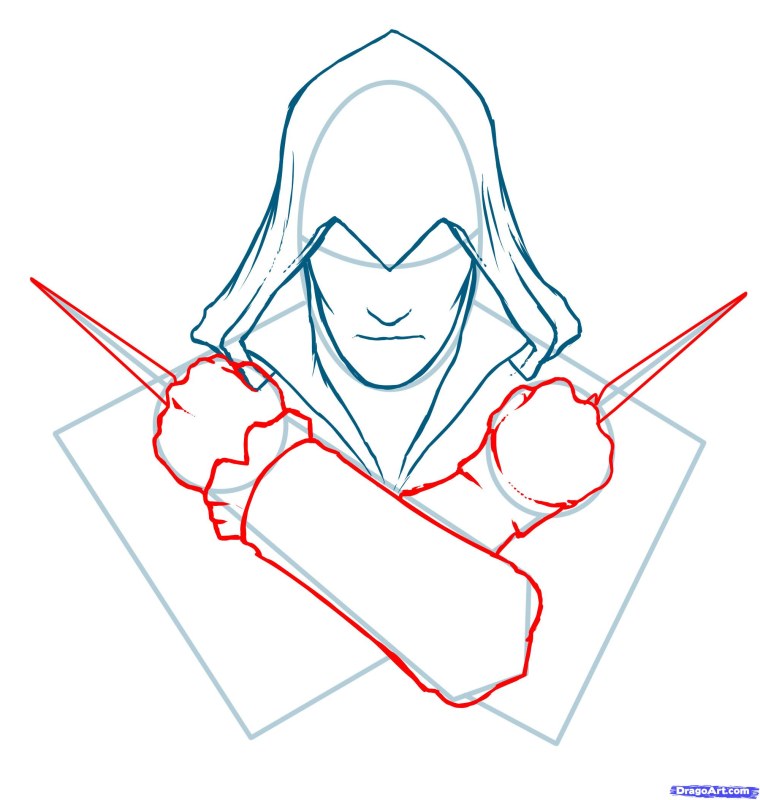 Ассасин Крид 3 раскраска