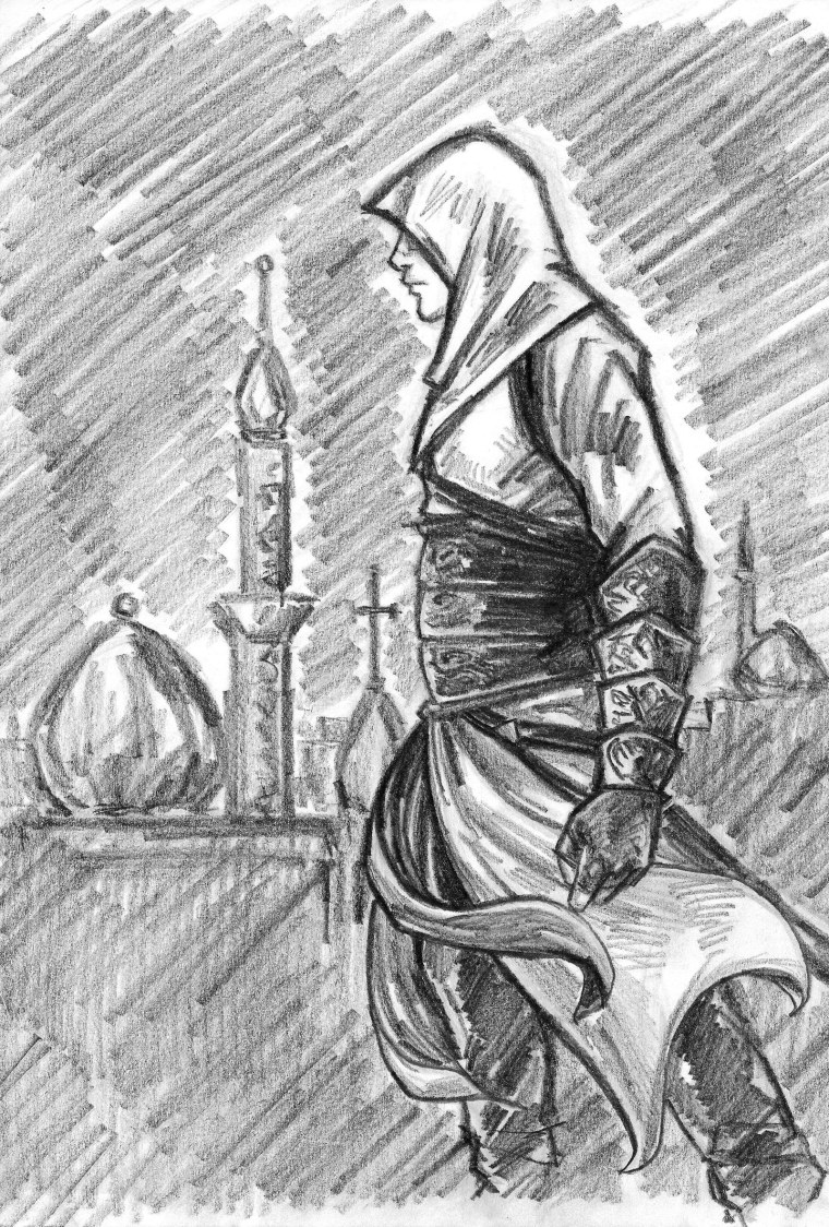 Рисунки ассасина Арно