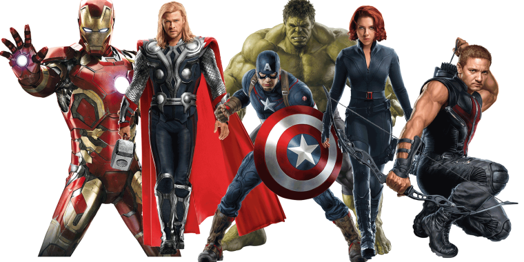 Мстители без фона