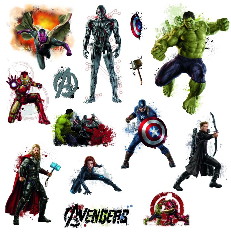 Наклейки Марвел