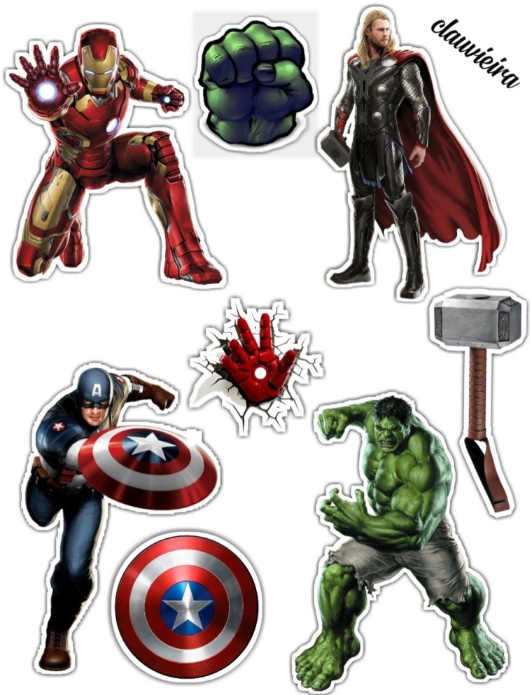 Герои Марвел сахарная печать