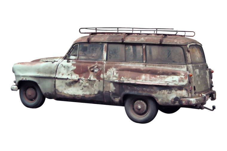 Старый Ржавый автомобиль