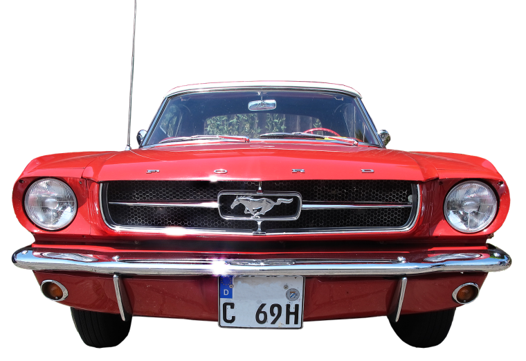 Форд Мустанг старый спереди