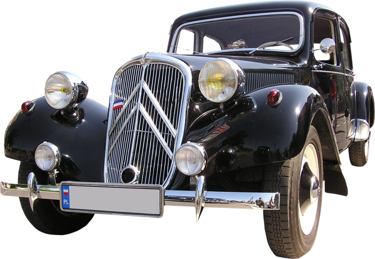 Ретро автомобиль на прозрачном фоне