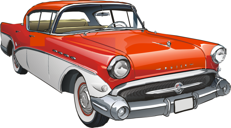 Ретро авто клипарт