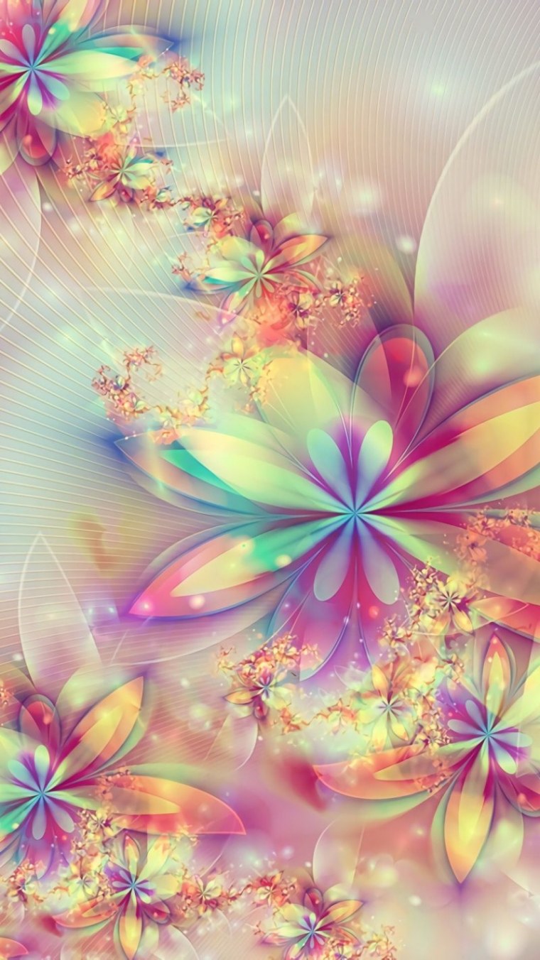 Красивые цветы абстракция