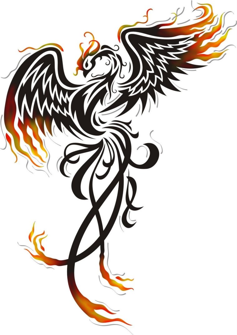 Феникс трайбл эскиз