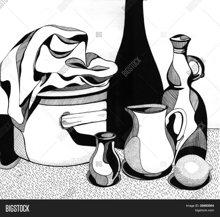 Натюрморт карандашом для начинающих