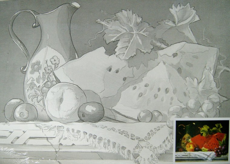 Натюрморт в графике