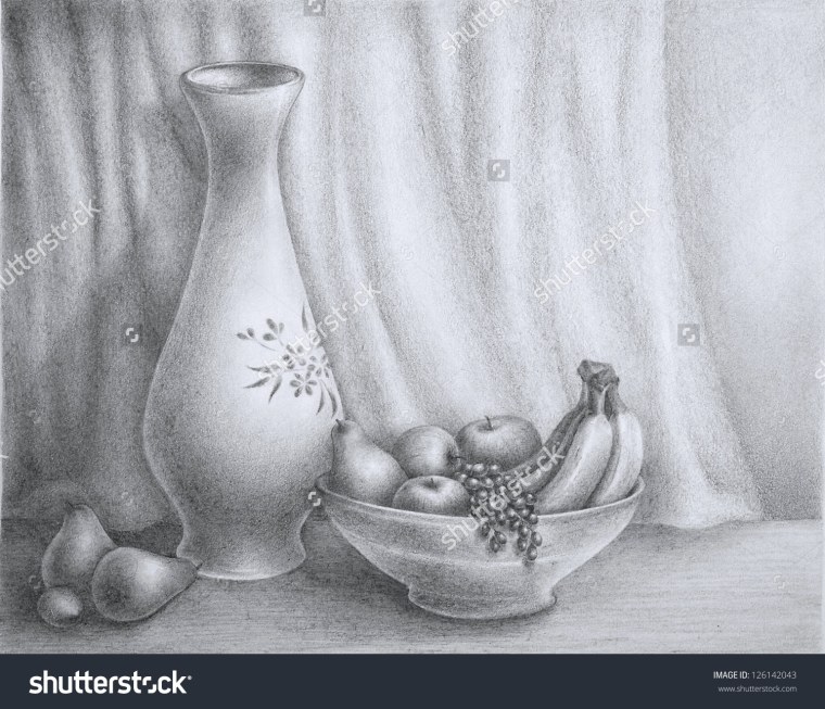 Натюрморты карандашом Юрий Кушевский