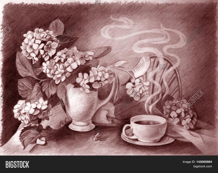 Натюрморт карандашом