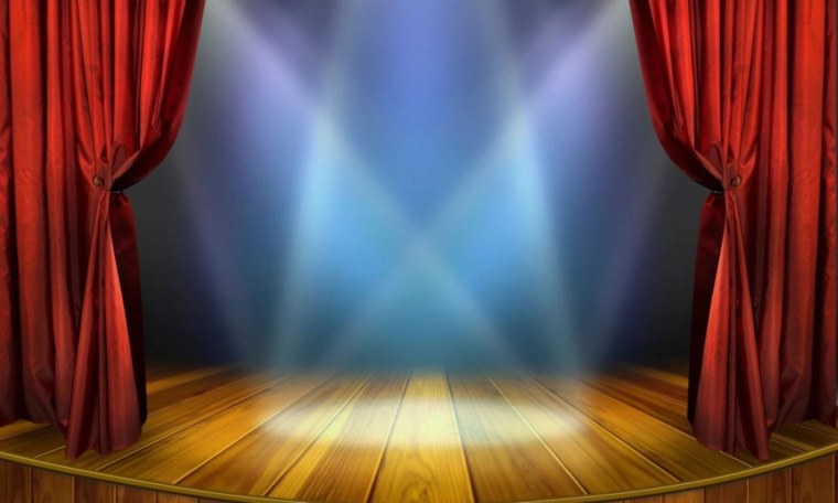Театр сцена занавес