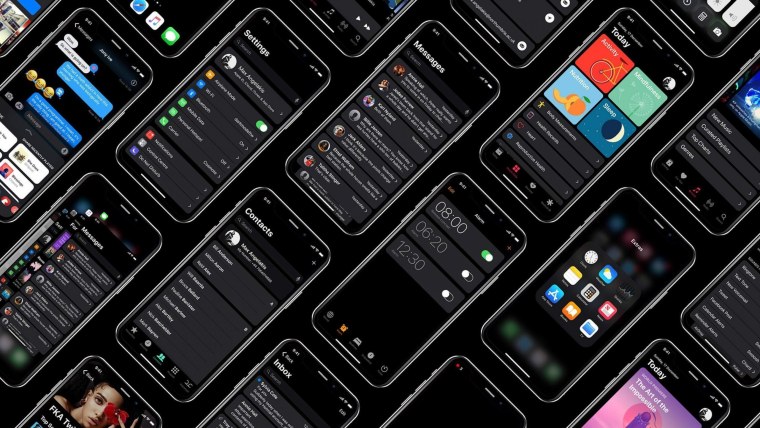 Черные обои