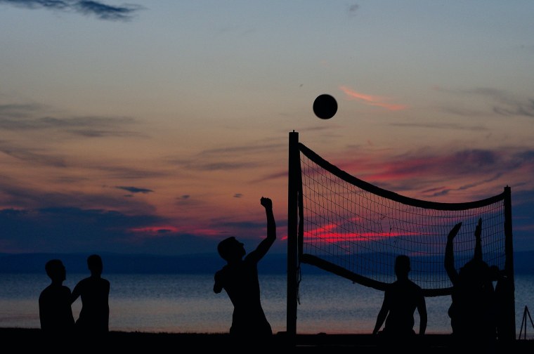 Пляжный волейбол Эстетика