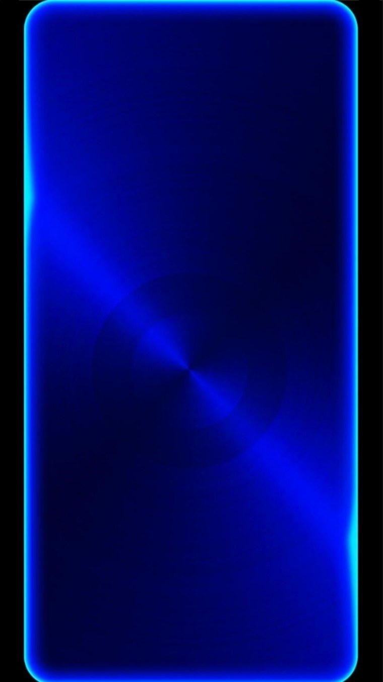 Синяя заставка на айфон