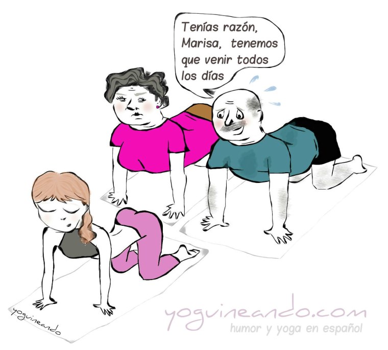 Пилатес карикатура